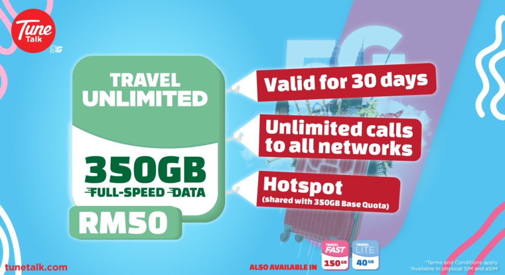Malaysia 5G SIM Card (Kuala Lumpur International Airport Terminal 2 Pickup) (Malaysia 5G SIM Card - Travel FAST (150GB Data)) - 2