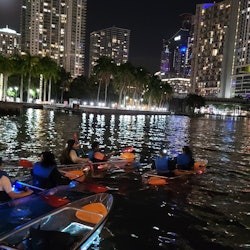 Miami: Guided LED-Lit Kayak Night Tour + Drinks - 2