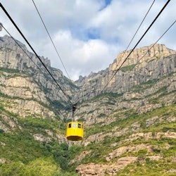 Montserrat Cable Car: Descent Trip - 1