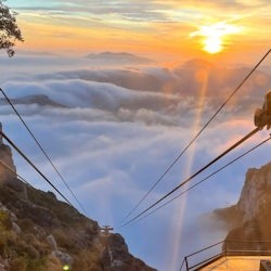 Montserrat Cable Car: Descent Trip - 2