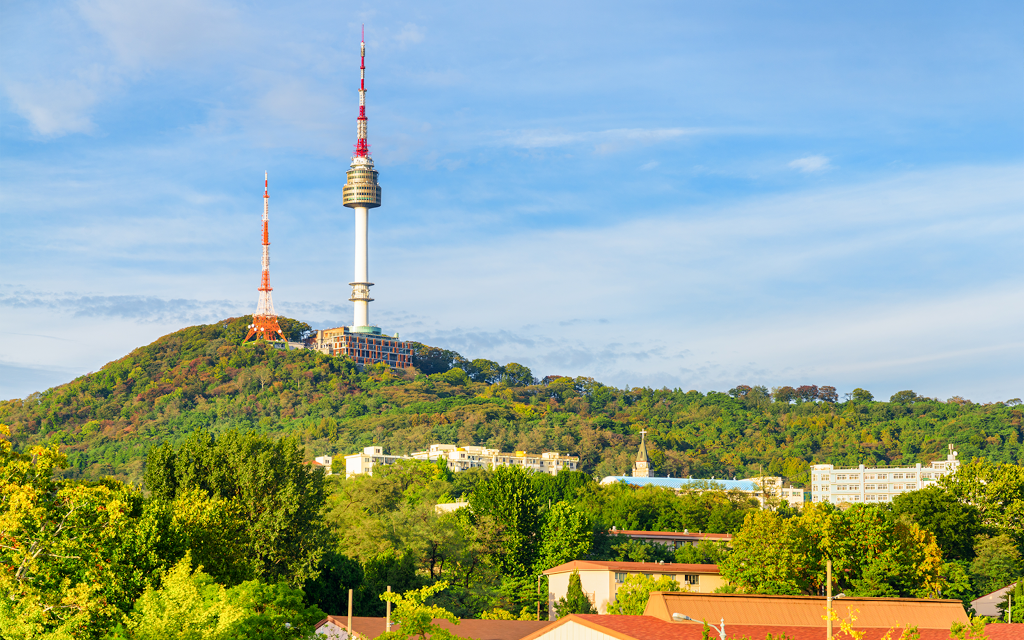Observatorio de la Torre N de Seúl con billetes de ida y vuelta del Teleférico de Namsan (Recogida de billetes: Myongdong Rednow) (N Seoul Tower Observatory Ticket + Namsan Cable Car Round-trip Ticket) - 2