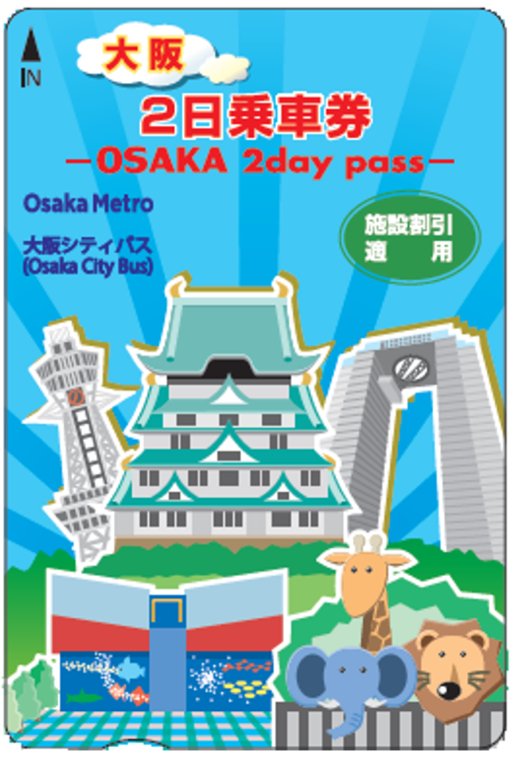 Osaka Metro and Osaka City Bus Pass (Osaka Metro and Osaka City Bus 2-Day Pass) - 3