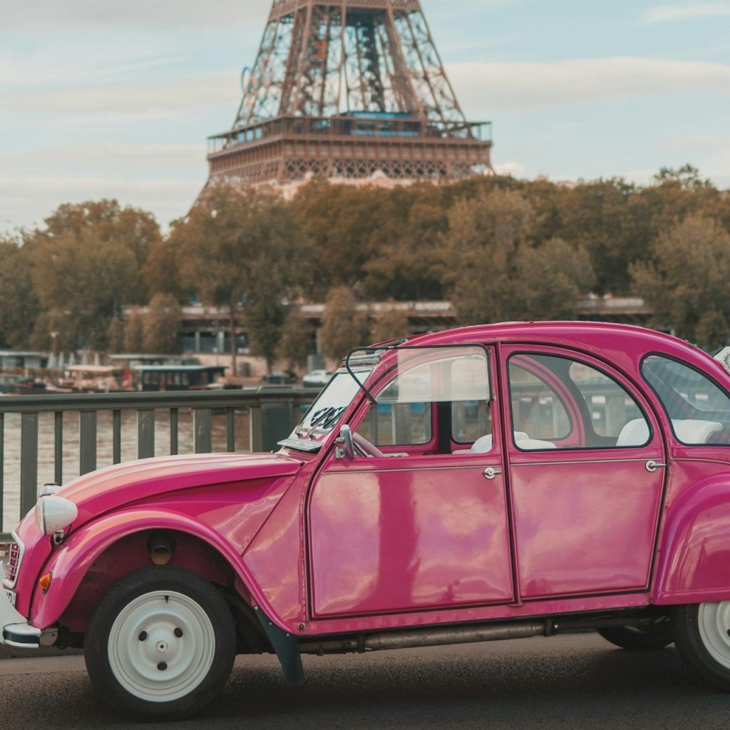 Paris : Visite privée d'une demi-journée en Citroën 2CV rose - 3