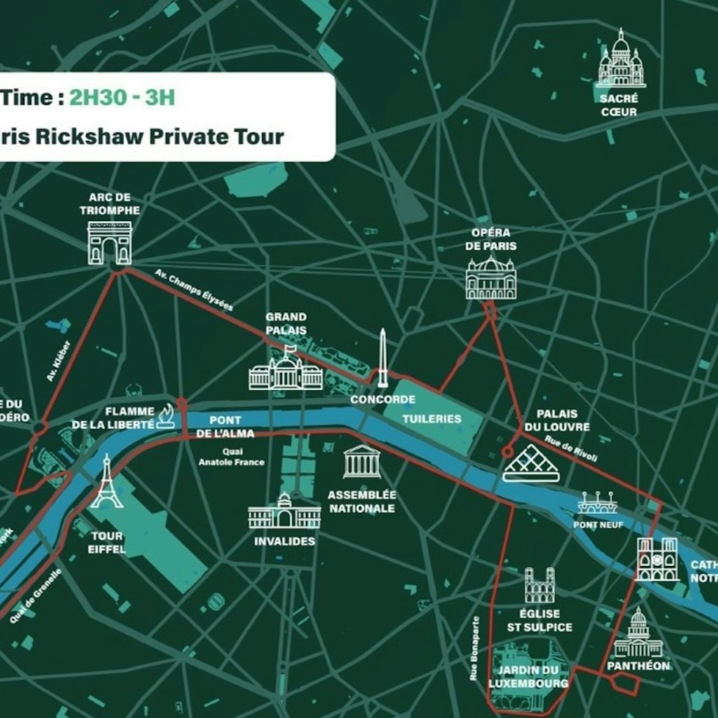 Paris : Visite privée en cyclo-pousse + transferts - 3