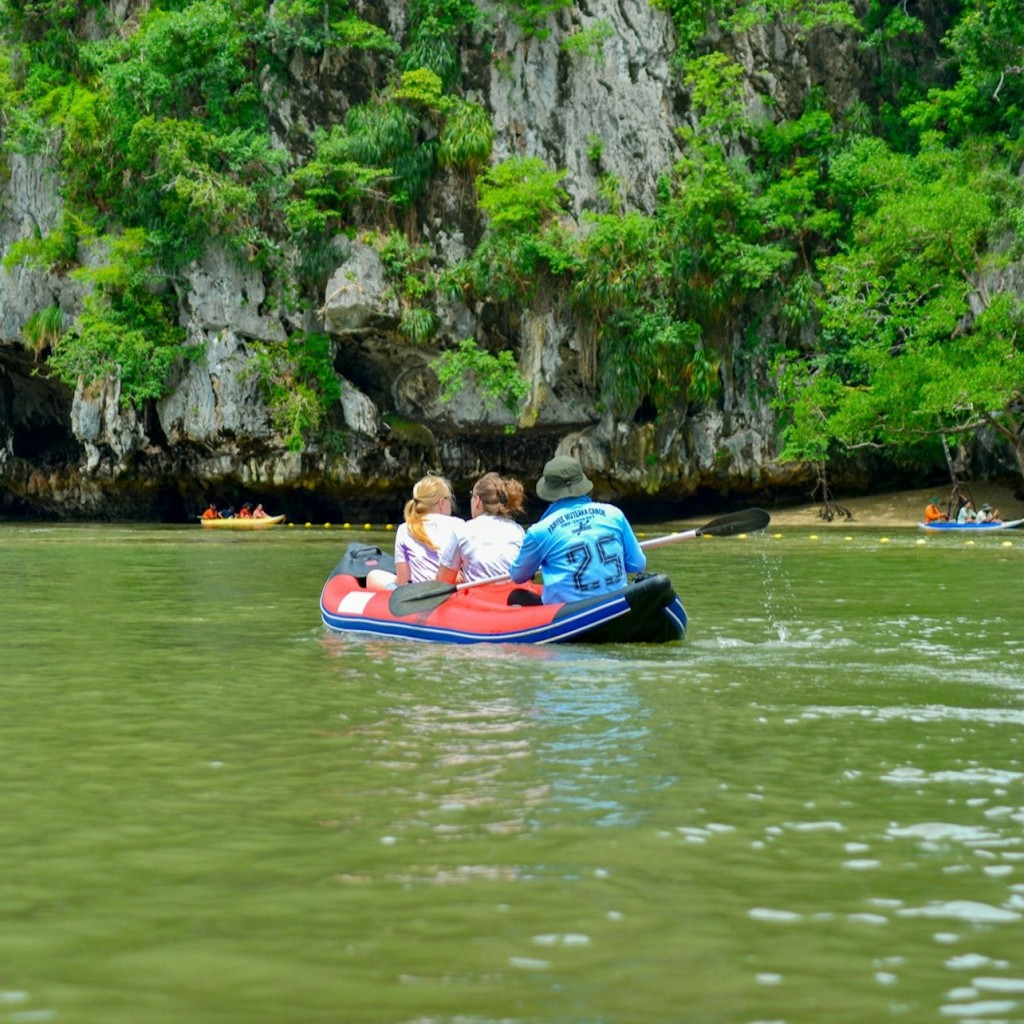 Phang Nga Bay: Guided Big Boat Tour from Phuket + Canoeing + Lunch - 1
