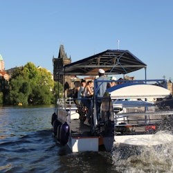Prague: Cycle Boat Rental with Unlimited Drinks - 1