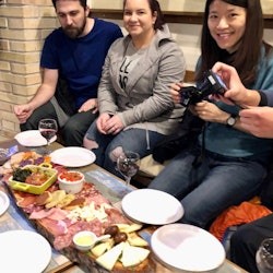 Rome by Night: Guide E-bike Tour with Salami, Cheese and Wine Tasting - 1