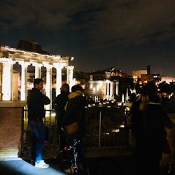 Rome by Night: Guide E-bike Tour with Salami, Cheese and Wine Tasting - 3