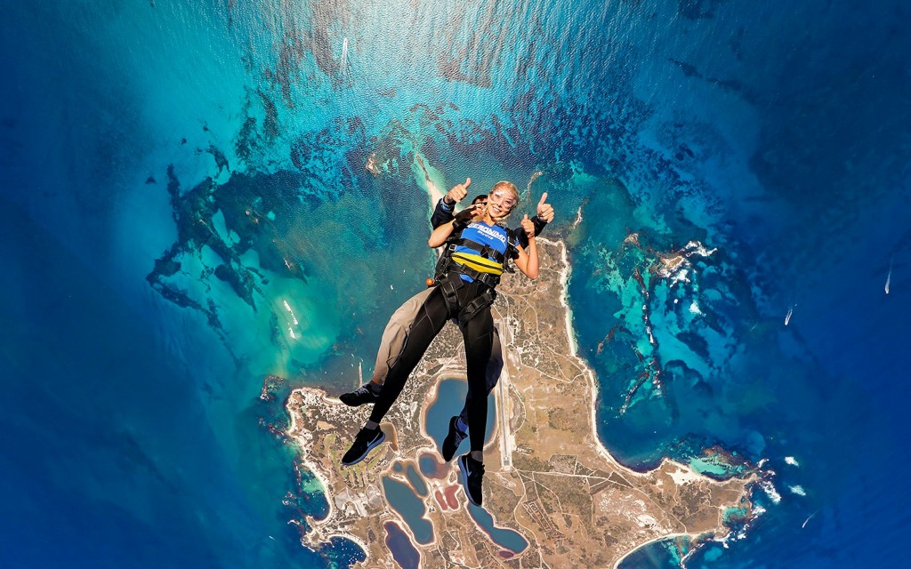 Rottnest Island Fallschirmsprung und Tour mit der Fähre von Perth/Fremantle/Hillarys (15,000 ft Rottnest Skydive + Hillarys Ferry Transfer ) - 3