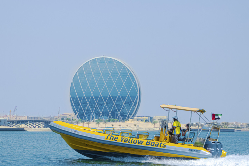 The Yellow Boats Abu Dhabi Speedboat Tour (The Yellow Boats Abu Dhabi - Yas Island Experience Tour (45 Minutes)) - 1