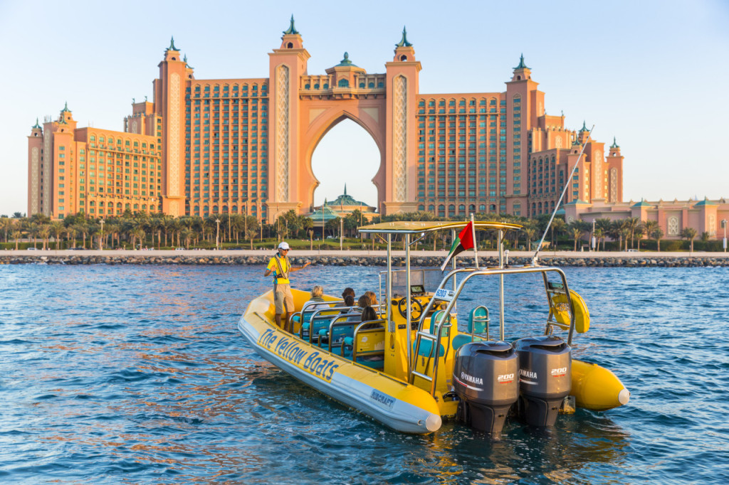 The Yellow Boats Dubai Speedboat Tour (The Yellow Boats Dubai - Atlantis Blast (45 Minutes)) - 1