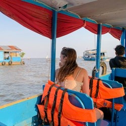 Tonle Sap Floating Village: Sunset Vespa Tour - 3